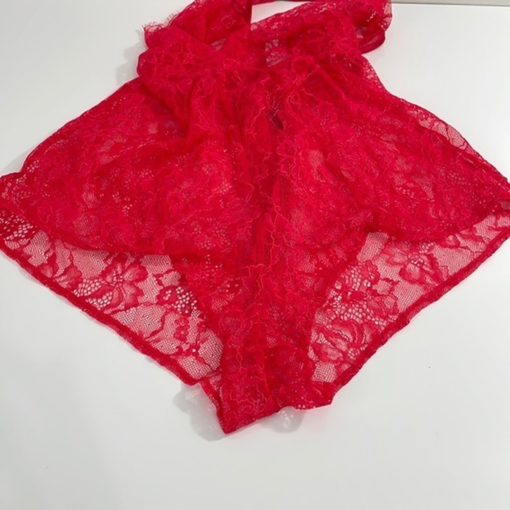 Victoria’s Secret red lace negligee. Size Small. Excellent used condition. - Picture 11 of 11